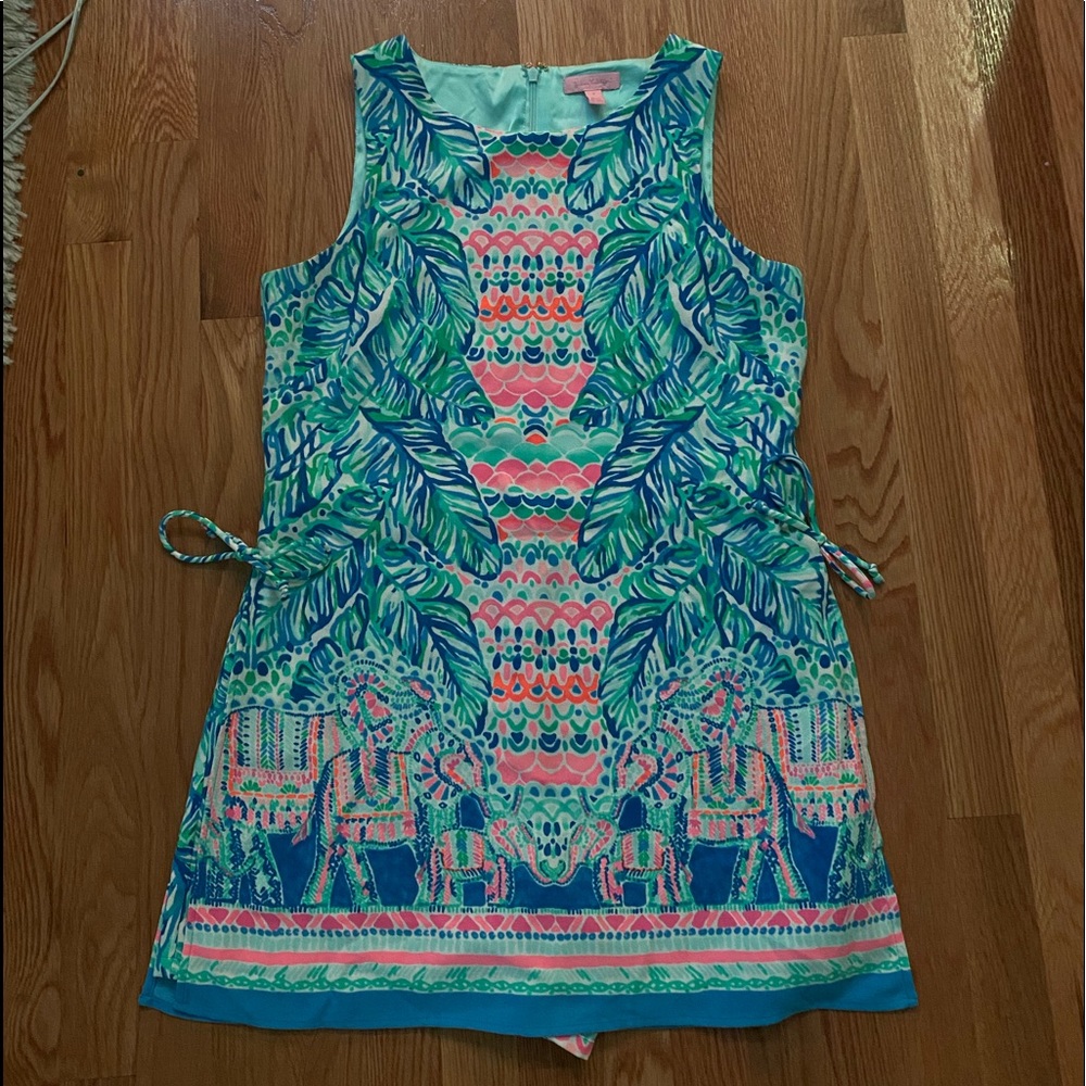 New w/out tags LillyPulitzer elephant romper dress